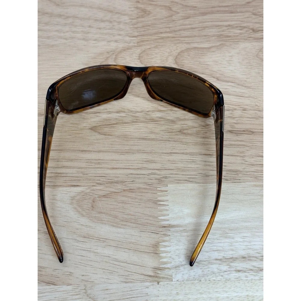 VonZipper Banshee Sunglasses Tortoise Shell Brown Lens VZ Logo Y2K Vintage